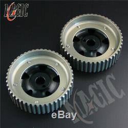 Aluminum Cam Gear pulley Pair for 91-95 Toyota MR2/MR-R/CELICA 3S-GTE SW20 BK