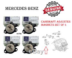 Camshaft Adjuster Magnets For Mercedes C300CL203 A203 S203 W203 Set of 4 Genuine