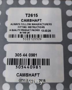Camshaft Fits Audi/Ford/Seat/Skoda/VW For 1.4TDI Diesel Engines Motive T2615