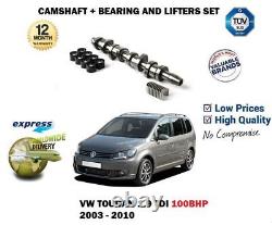 For Vw Touran 2003-2010 1.9tdi Camshaft Kit Hydraulics Lifters Cam Bearings Set