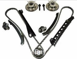 Timing Chain Kit Cam Phaser Fit 04-08 Ford F150 F250 Lincoln 5.4 TRITON 3-Valve