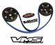 Vms X Gates Racing Timing Belt & 2 Cam Gears For 94-01 Acura Integra B18c Black